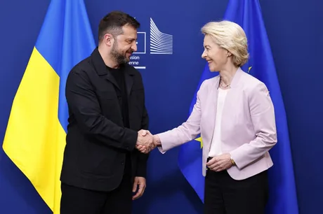 Întâlnire între liderii Ucrainei și Comisiei Europene pentru parteneriatul de apărare.
