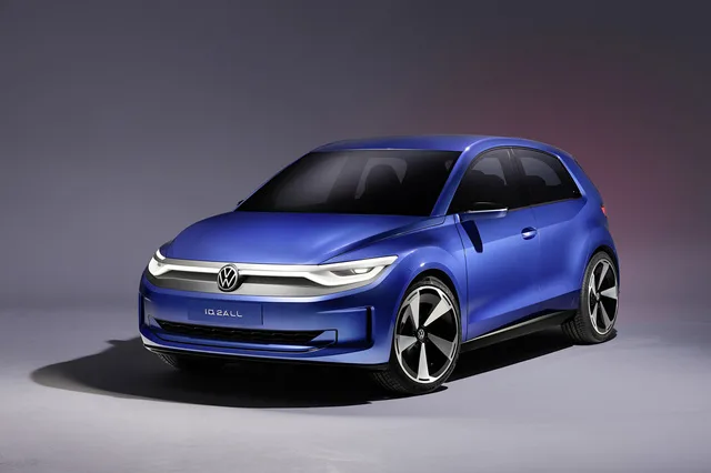 Un model Volkswagen electric, evidențiind inovațiile din industria auto europeană.