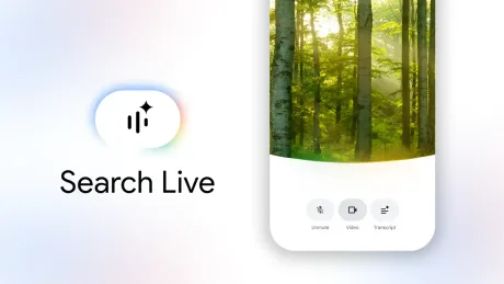 Funcția Search Live permite interacțiuni vocale și vizuale în aplicația Google.