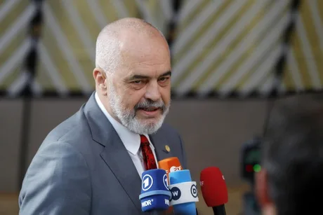 Edi Rama discută despre integrarea Ucrainei în Uniunea Europeană.