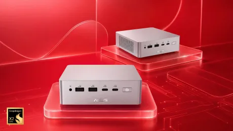 Mini PC compact cu procesor Snapdragon X2 Elite și NPU performant.