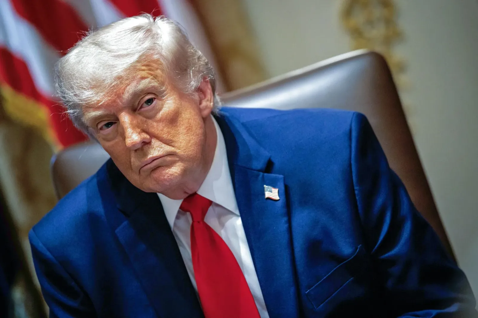 Donald Trump discutând despre negocierile cu Iranul și atacurile anulate.