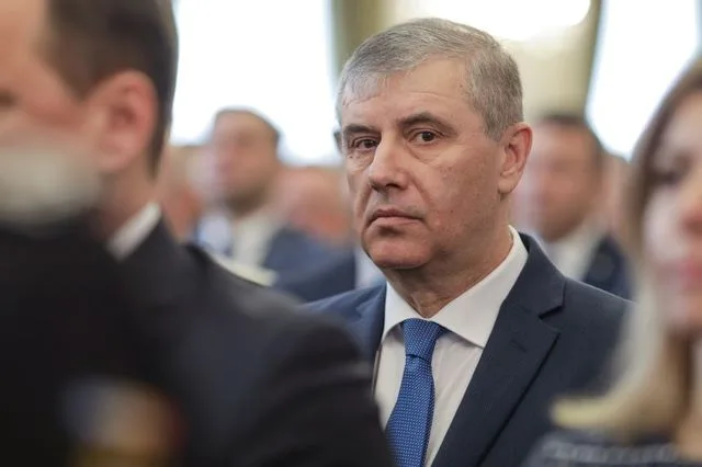 Lucian Pahonțu, șeful SPP, în timpul unei întâlniri oficiale.
