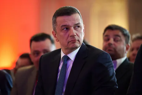 Sorin Grindeanu, lider PSD, exprimându-și opoziția față de guvernul Mureșan.