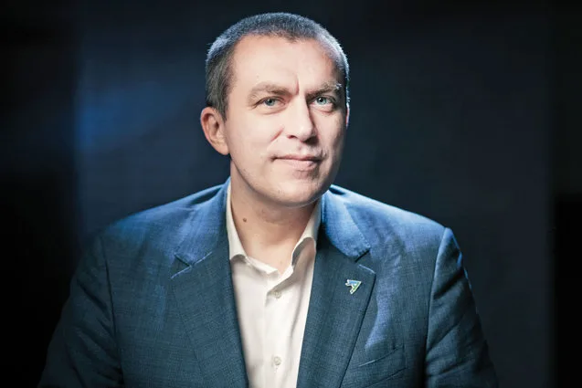 Marius Ștefan, co-fondator Autonom, discutând despre creșterea companiei.