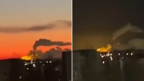 Explozie în Moscova, pagube la o clădire rezidențială în urma atacului cu drone.