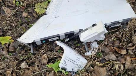 Fragmente de dronă găsite în apropierea satelor din Republica Moldova.