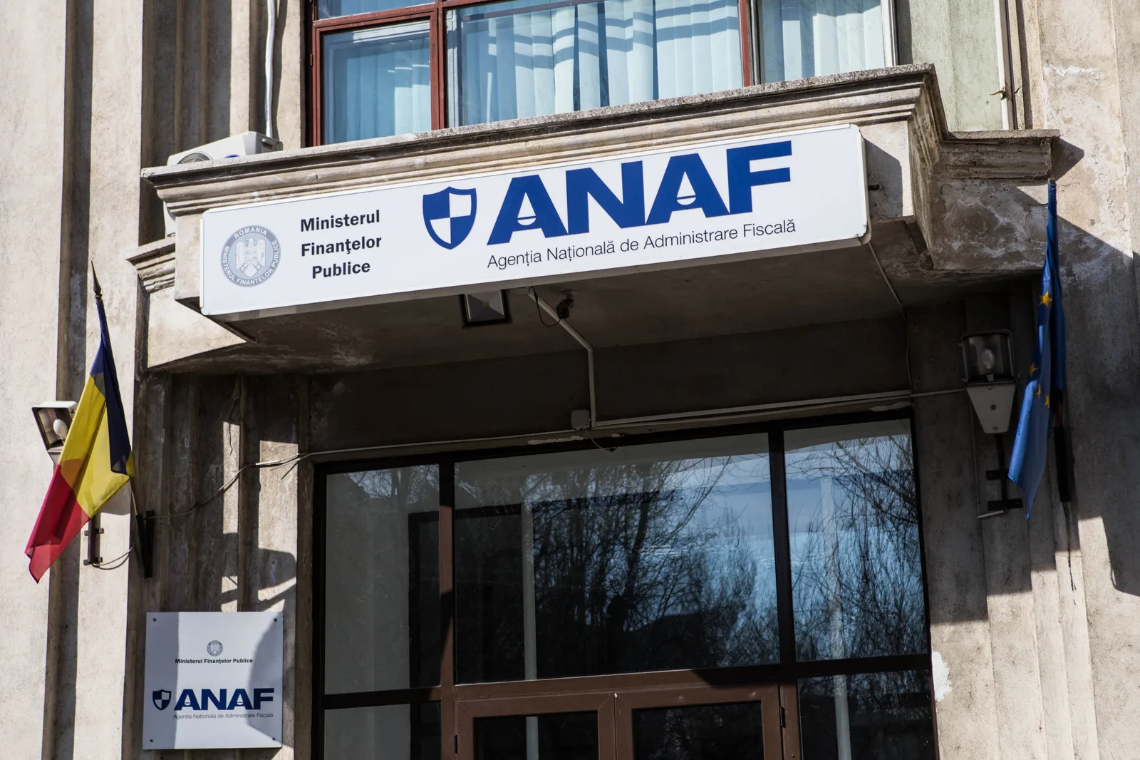 Sediul ANAF, instituție responsabilă de administrarea fiscală în România.