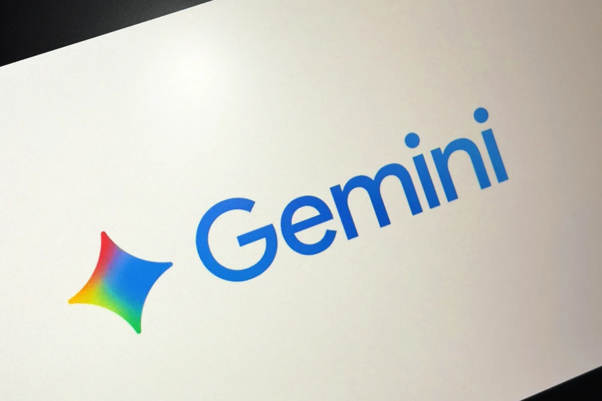 Logo-ul Gemini, simbolizând inovația în tehnologia AI.