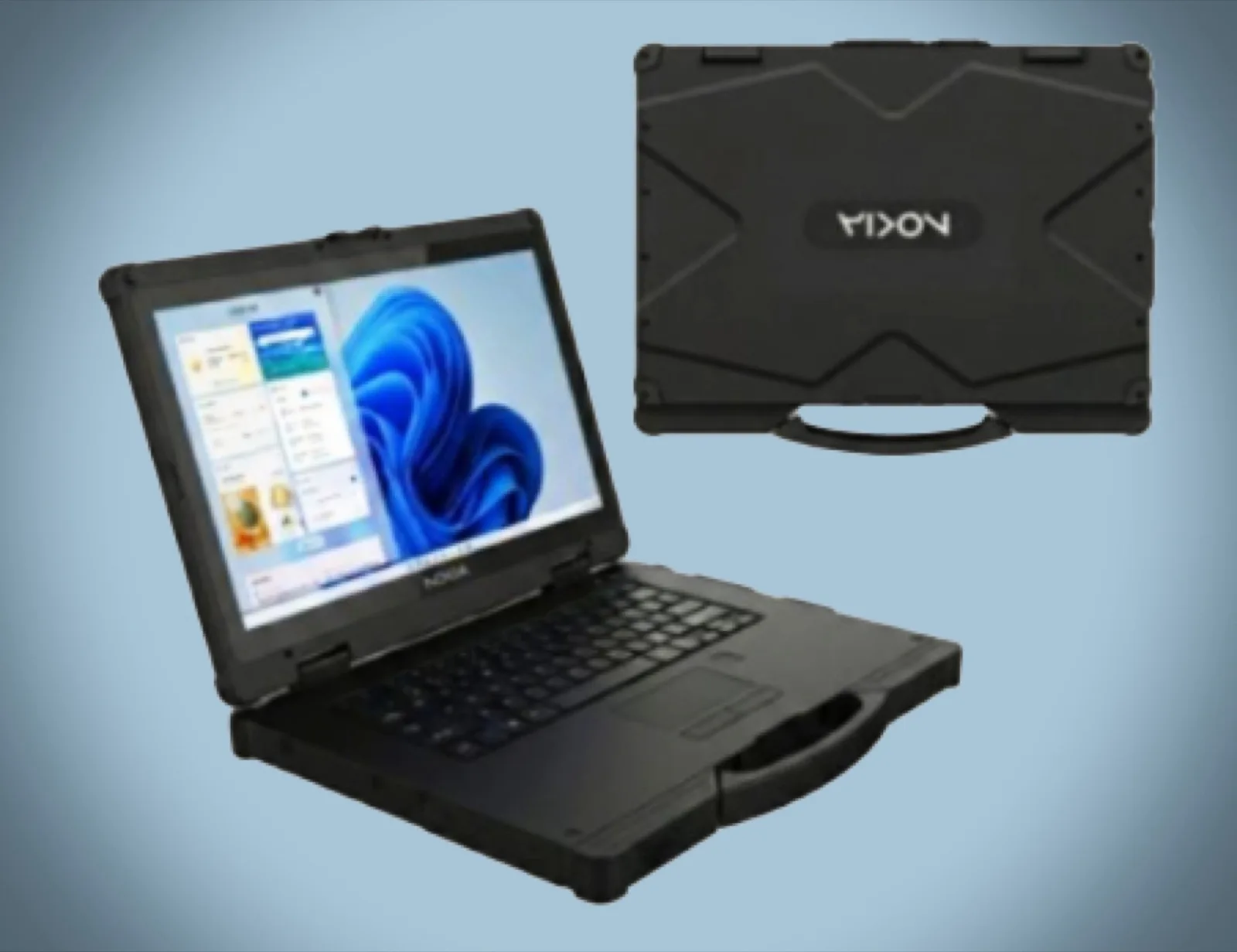 Laptop robust Nokia, ideal pentru medii industriale, cu ecran luminos și conectivitate 5G.