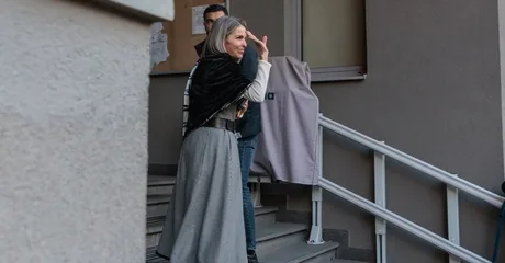 Cristela Georgescu părăsește sediul DIICOT, exprimându-și nemulțumirea.