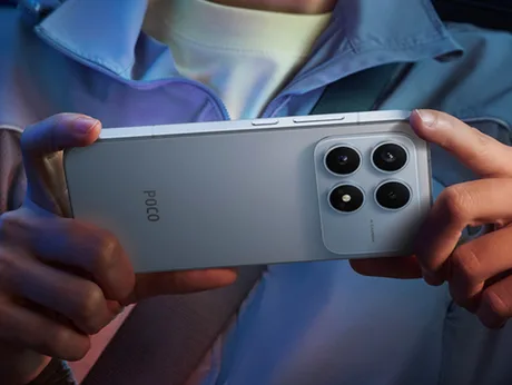 Telefonul Poco X8s cu design modern și specificații avansate.