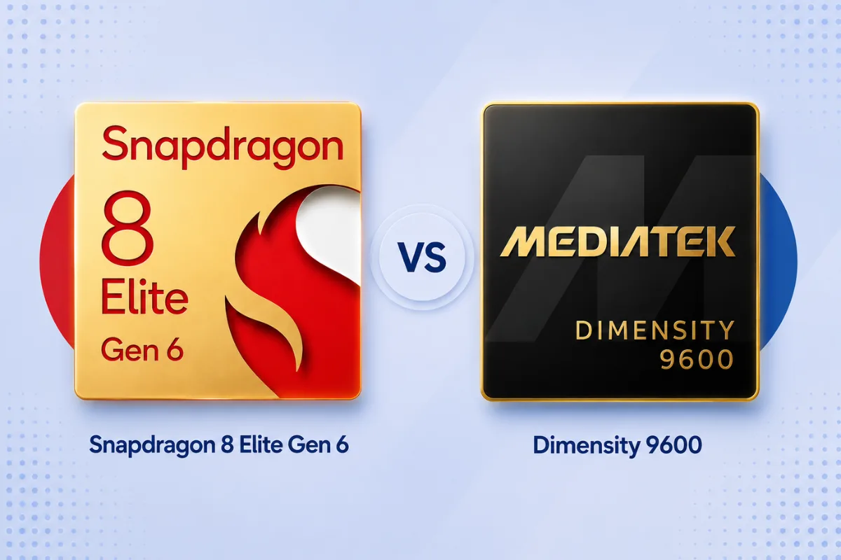 Compararea chipseturilor Snapdragon 8 Elite Gen 6 și Dimensity 9600 pe 2nm.