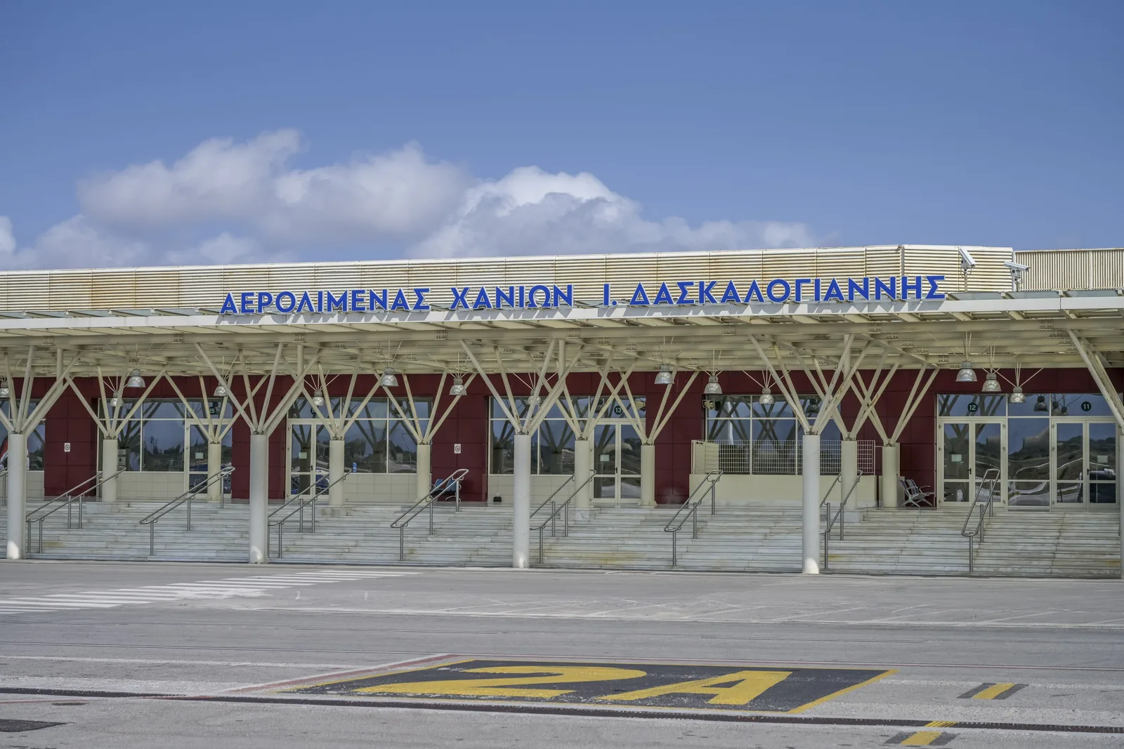 Aeroportul din Chania, locul incidentului cu zborul Ryanair.