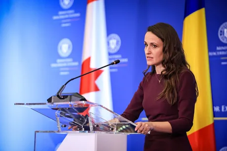 Oana Țoiu discută despre securitatea României și sancțiunile împotriva Rusiei.
