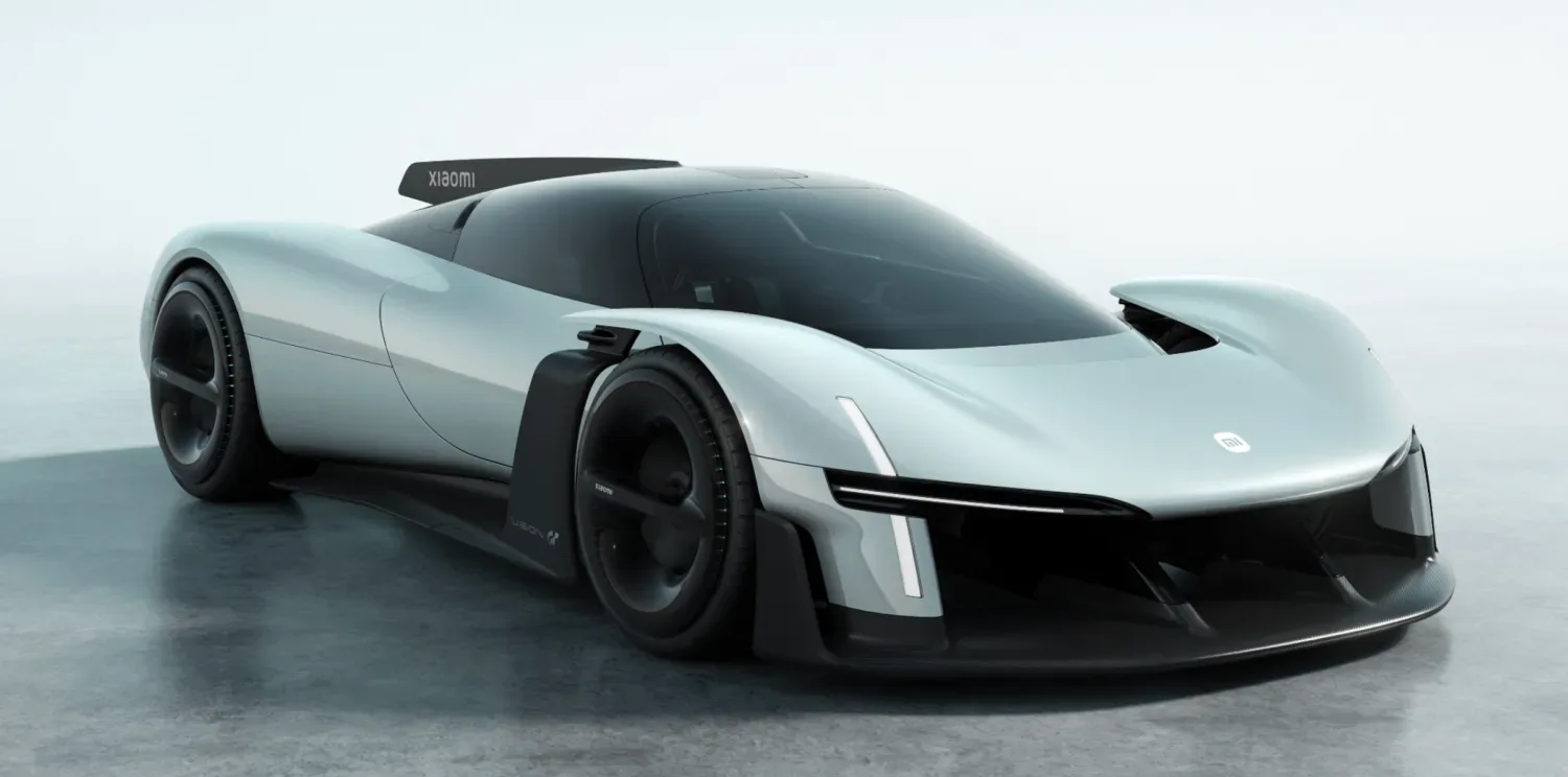 Conceptul electric Vision GT de la Xiaomi, expus la MWC Barcelona.