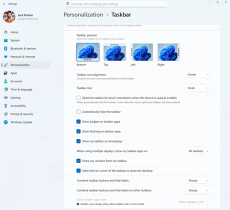 Noua interfață Windows Insider permite schimbarea canalelor din Setări.