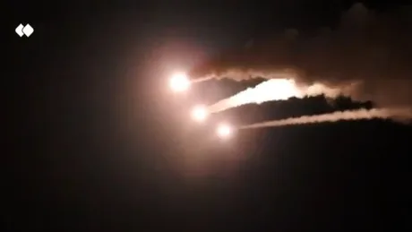 Rachete lansate din Iran spre Israel în timpul nopții.