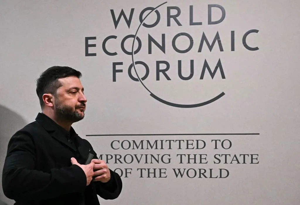 Zelenski la Forumul Economic Mondial, reflectând asupra discuțiilor cu Trump.