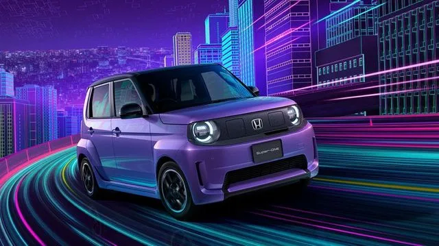 Honda Super-One, hatchback electric compact, ideal pentru orașe aglomerate.
