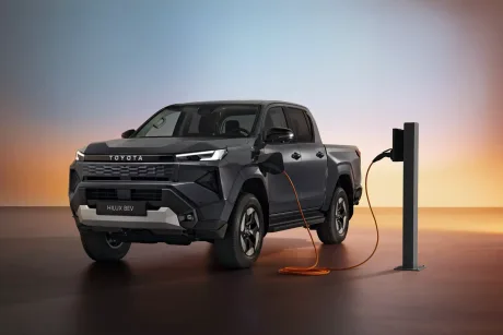 Toyota Hilux electric, design modern și autonomie de 258 km.