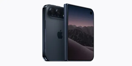 Utilizator configurând precomanda pentru iPhone Duo în aplicația Apple Store.