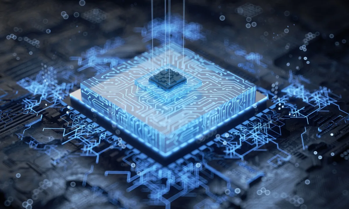 Cipuri AI și tehnologie avansată pentru dezvoltarea semiconductoarelor.