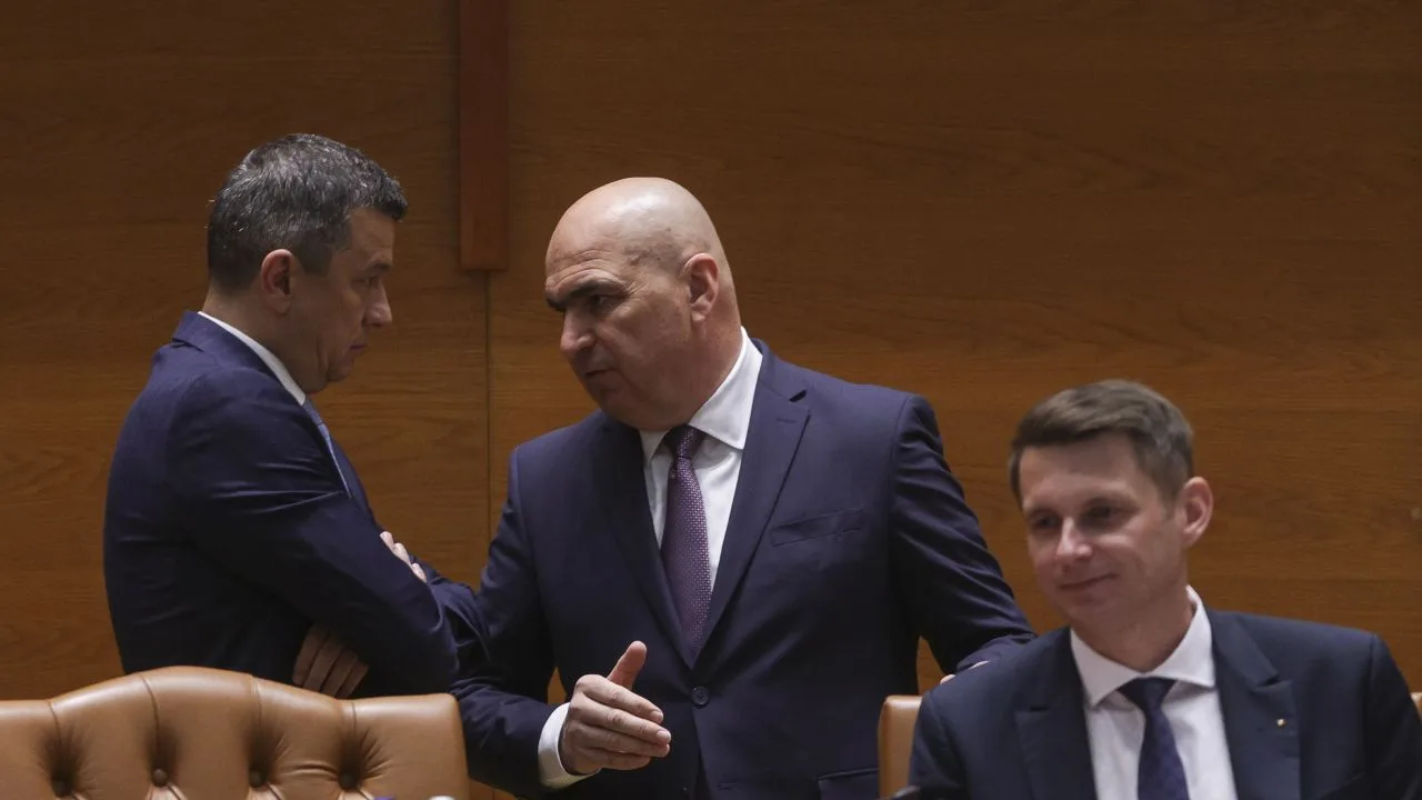 Discuții tensionate între liderii politici în Parlamentul României.