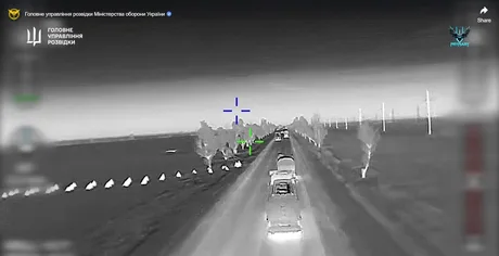 Imagini cu atacuri asupra logisticii rusești, surprinse de dronele ucrainene.