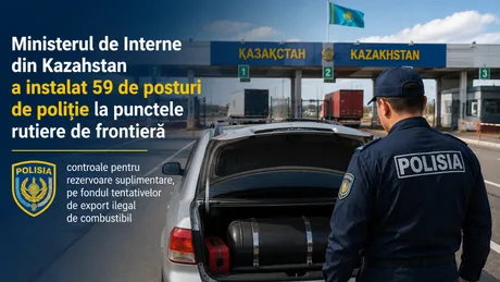 Posturi de poliție la frontieră pentru prevenirea exportului ilegal de combustibil.