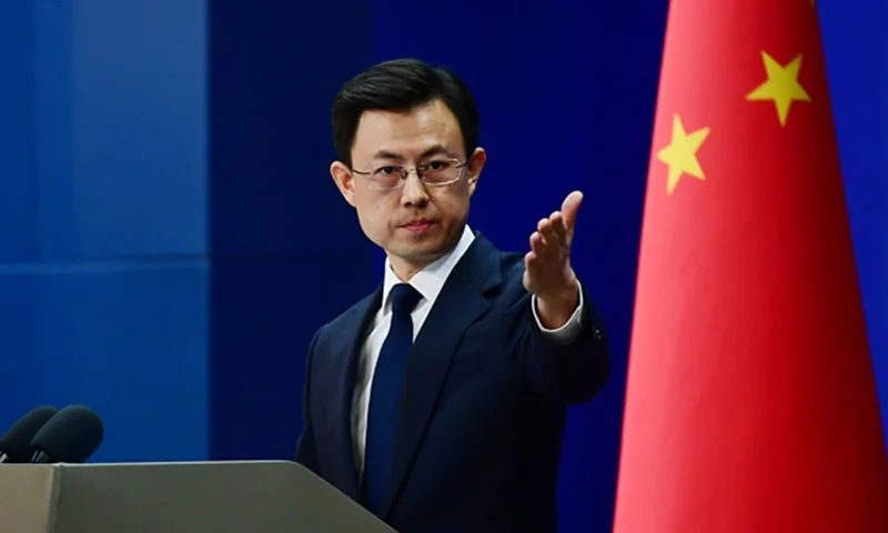 Reprezentant chinez discutând despre securitatea navigației în Strâmtoarea Hormuz.