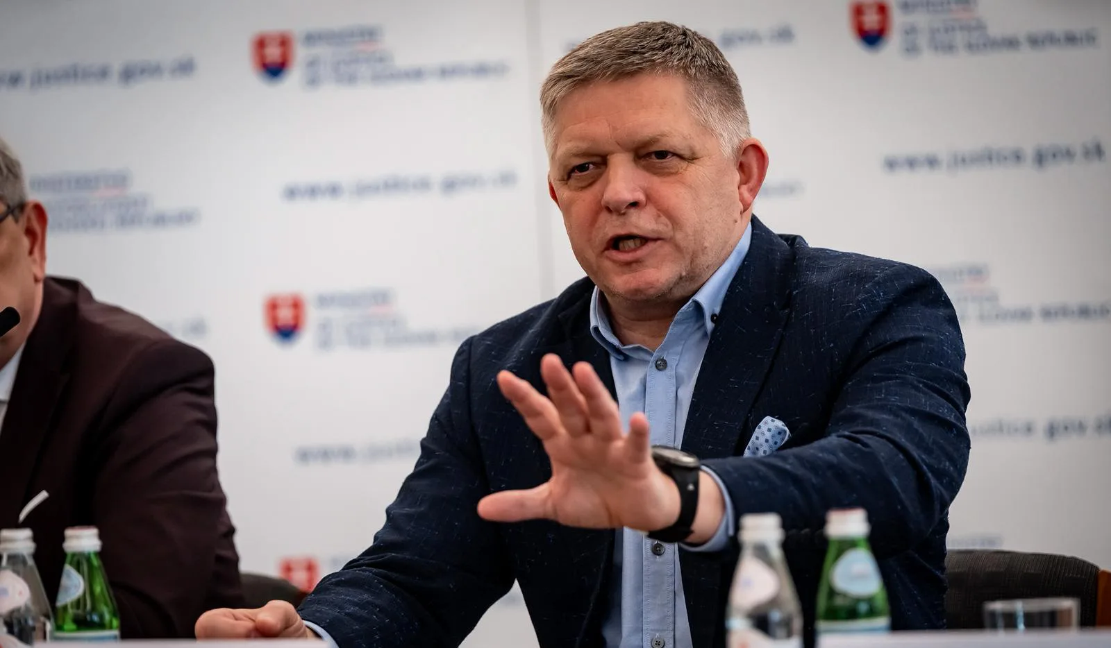 Premierul slovac discutând despre sprijinul pentru frontierele externe ale Spaniei.
