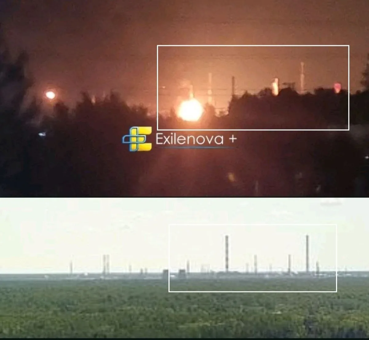 Incendii la rafinăria KINEF și aerodromul Yeysk după atacuri cu drone.