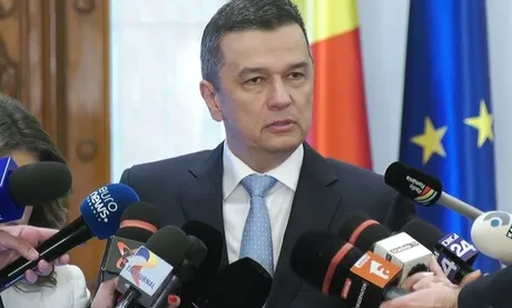 Sorin Grindeanu discutând despre formarea unui guvern minoritar PSD.