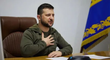 Zelenski discută despre utilizarea Starlink în atacuri în Rusia.