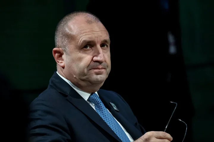 Rumen Radev, prim-ministrul Bulgariei, în timpul unei întâlniri oficiale.