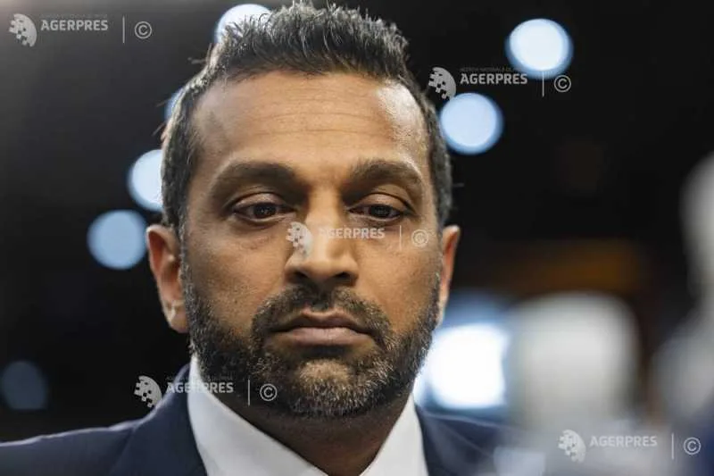 Kash Patel la un eveniment dedicat forțelor de ordine în Virginia.