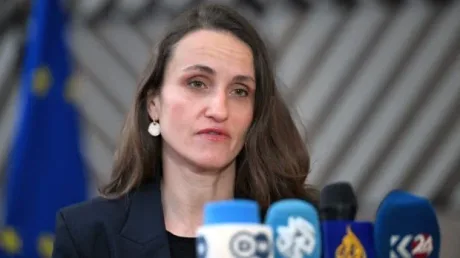 Oana Țoiu discută despre incidentele cu drone rusești în cadrul unei conferințe de presă.