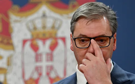 Aleksandar Vučić discută despre alegerile parlamentare din Serbia în contextul protestelor.