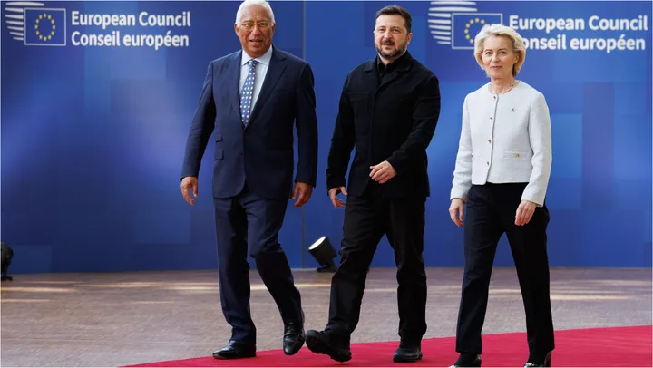 Zelenski, alături de lideri europeni, subliniază importanța aderării Ucrainei la UE.