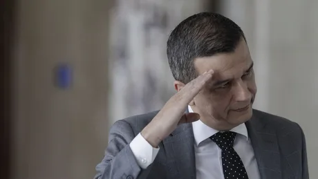 Sorin Grindeanu, lider PSD, în timpul unei declarații publice.