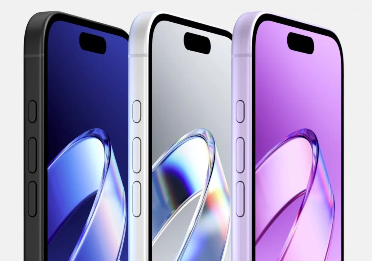 Noile modele de iPhone cu design modern și culori variate.