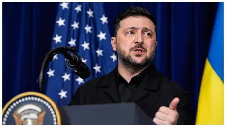 Zelenski discută despre negocierile cu SUA pentru sprijinul Ucrainei.