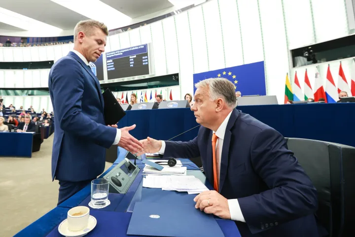 Premierul Péter Magyar discutând despre taxa pe averi.
