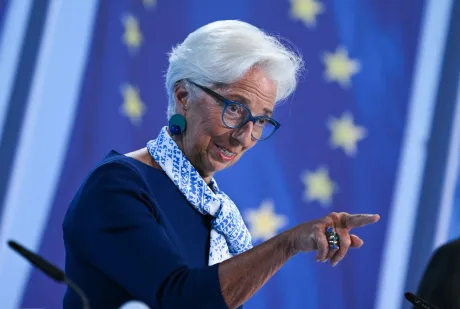 Christine Lagarde discută despre viitorul mandatului său la BCE.