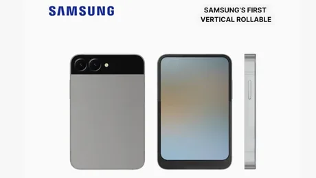 Samsung dezvoltă un telefon cu ecran rulabil, inovator și complex.