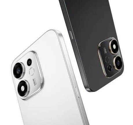 Două telefoane cu camere distincte, evidențiind designul modern și elegant.