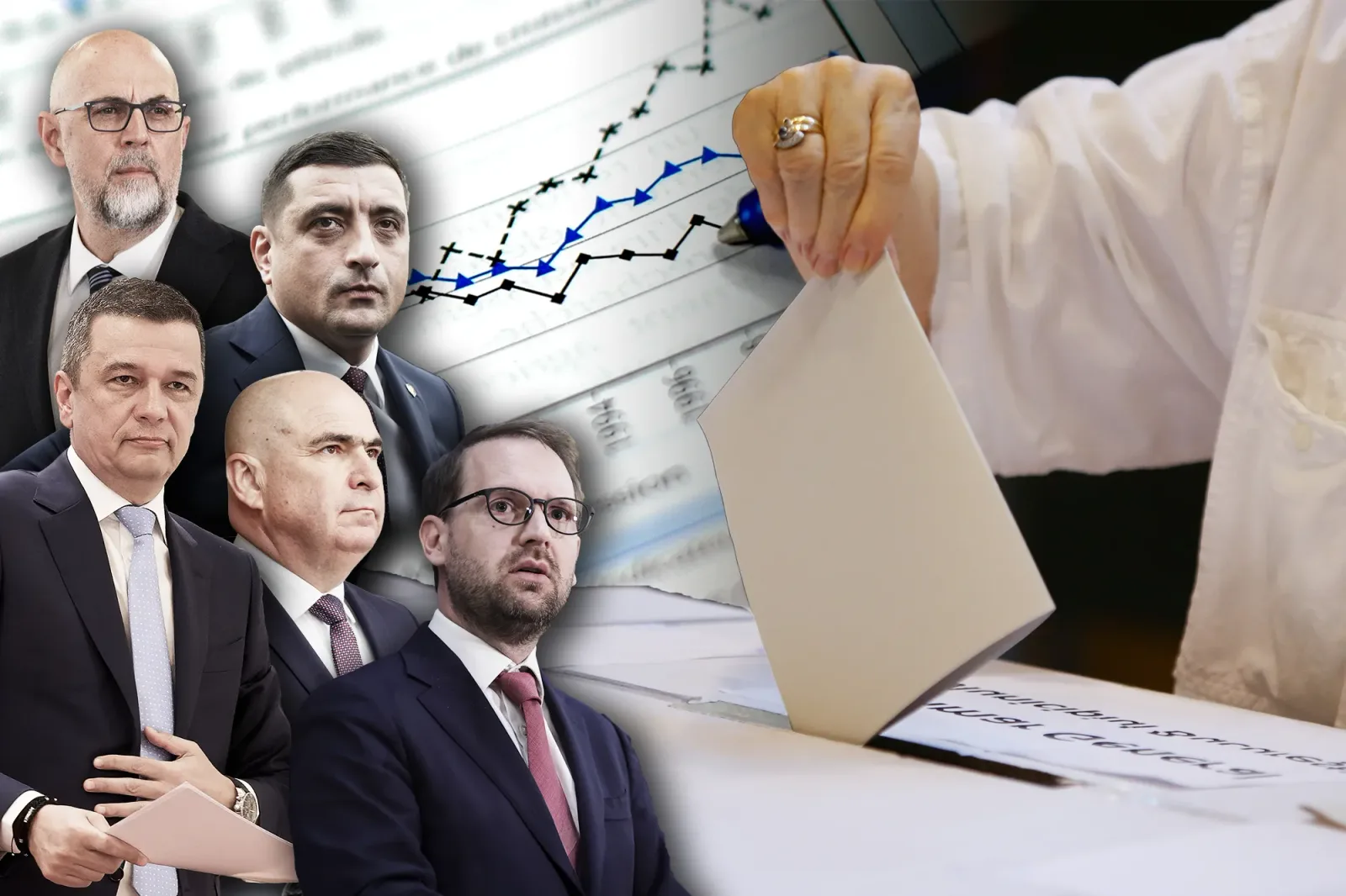 Analiză a intențiilor de vot în contextul politic actual din România.