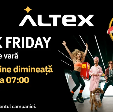 Promoții atractive la Altex pentru Black Friday de Vară, cu reduceri semnificative.