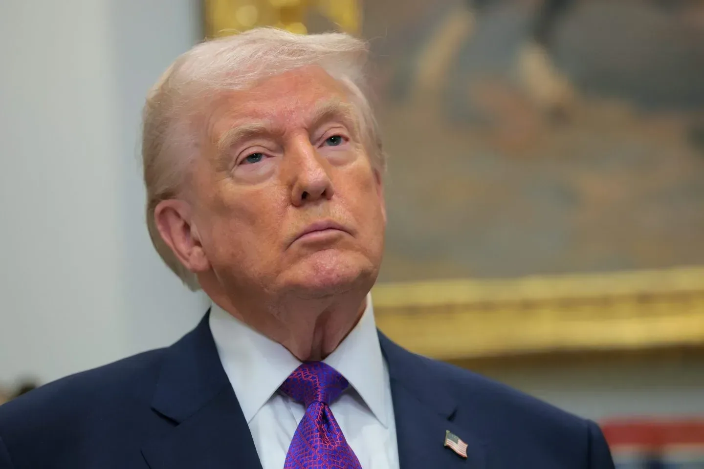 Donald Trump discutând despre exercițiile militare cu Coreea de Sud.
